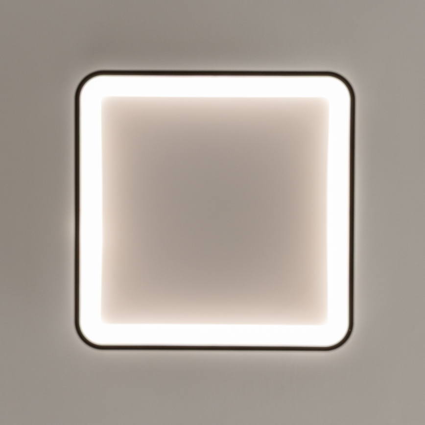 Brilagi - LED griestu gaismeklis FALCON SLIM ar regulējamu spilgtumu LED/50W/230V 3000-6500K 50x50 cm melns + tālvadības pults