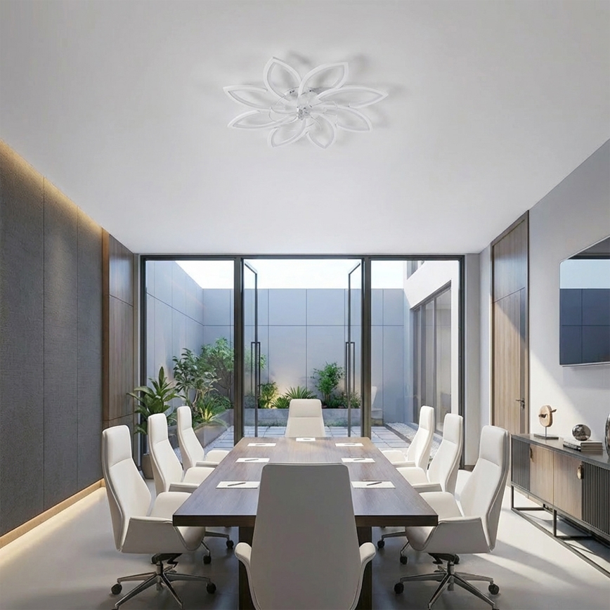 Brilagi - dimējamais LED griestu ventilators LED/43W/230V Ø 90 cm balts + tālvadība
