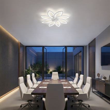 Brilagi - dimējamais LED griestu ventilators LED/43W/230V Ø 90 cm balts + tālvadība