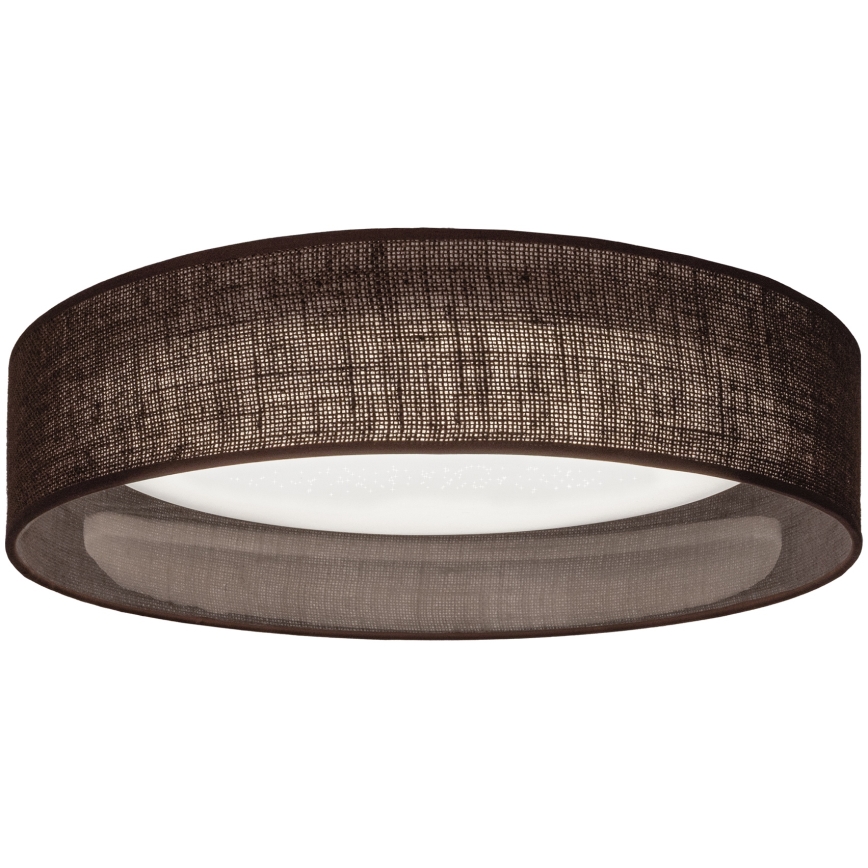 BRILAGI - LED regulējams griestu lukturis VELVET SMARTIX STARS LED/36W/230V 3000–6000K Ø 55 cm brūns Wi‑Fi Tuya Beacon + tālvadības pults