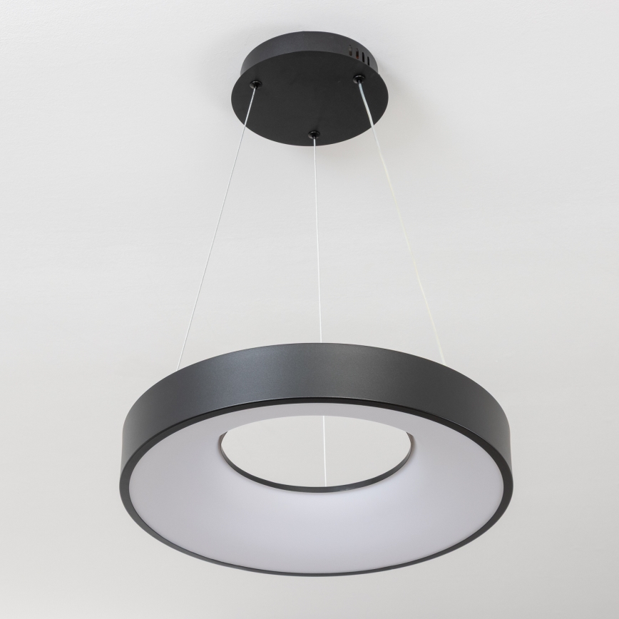 Brilagi - LED lustra ar regulējamu spilgtumu uz vada FALCON II LED/67W/230V 3000–6500K Ø 40 cm melna + tālvadības pults