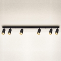 Brilagi - LED ar spilgtuma regulēšanu virziena gaismeklis SELE 6xGU10/6,5W/230V 2700-6500K melna/zelta