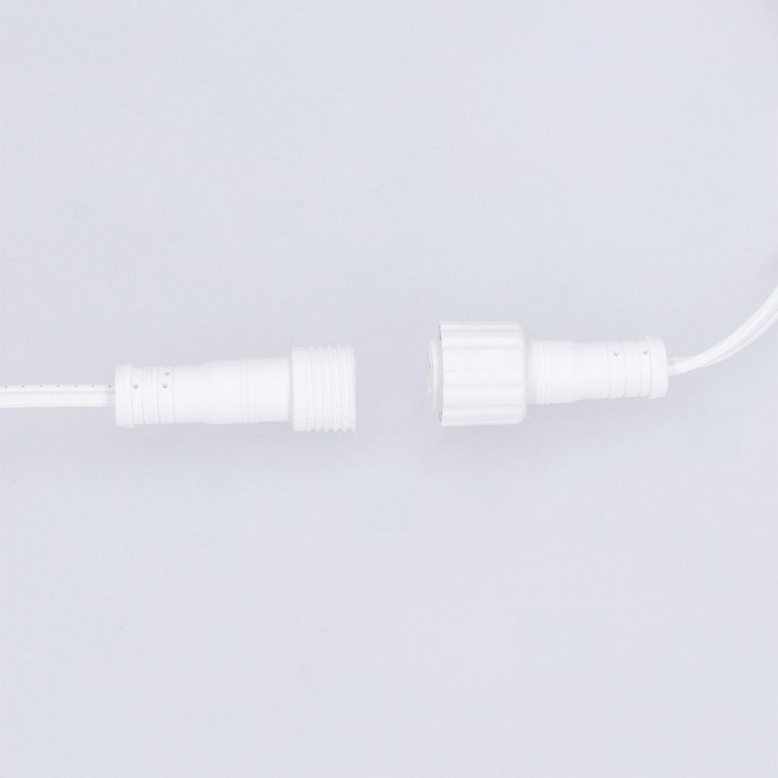 Brilagi - LED āra dekoratīvā virtene GIRLANDA 10xE12/0,6W/230V 8m balta IP44 siltā balta