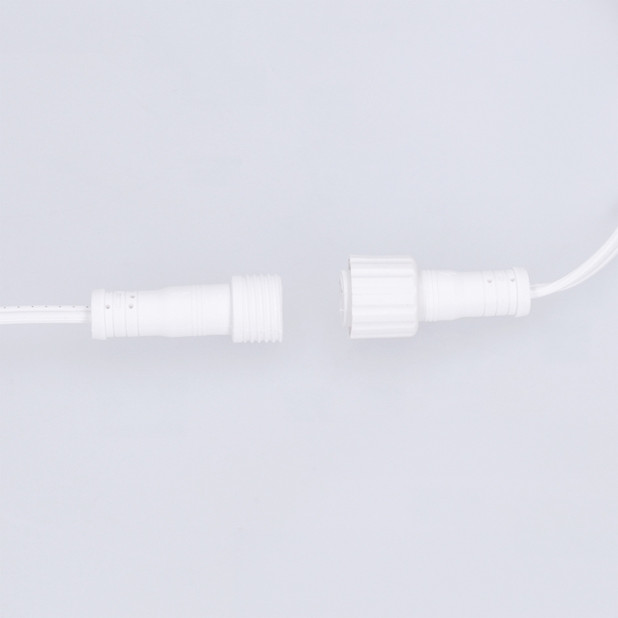 Brilagi - LED āra dekoratīvā virtene GIRLANDA 25xE12/0,8W/230V 20m balta IP44 siltā balta
