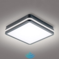 Brilagi - LED āra gaismeklis ar kustības sensoru BENE LED/24W/230V 26x26 cm antracīts IP54