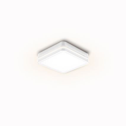 Brilagi - LED āra gaismeklis ar sensoru BENE LED/18W/230V 22x22 cm balts IP54