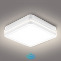 Brilagi - LED āra gaismeklis ar sensoru BENE LED/24W/230V 26x26 cm balts IP54