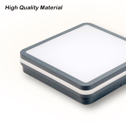 Brilagi - LED āra gaismeklis ar kustības sensoru BENE LED/24W/230V 26x26 cm antracīts IP54