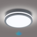 Brilagi - LED āra gaismeklis ar sensoru BENE LED/24W/230V pr. 26 cm antracīts IP54