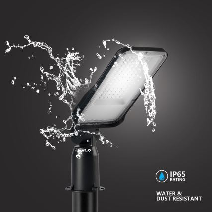 Brilagi - LED āra ielu lampa ar mastu un locītavu 3 m URBANLIGHT LED/50W/230V melna IP65