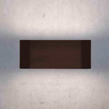 Brilagi - LED āra sienas gaismeklis BARI LED/7W/230V 3000/4000/6000K brūns IP54