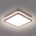 Brilagi - LED āra griestu gaismeklis BENE LED/18W/230V 21,5x21,5 cm brūns IP54
