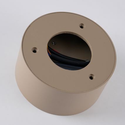 BRILAGI - LED Āra griestu gaismeklis FORIS LED/14W/230V Ø 12 cm bēšs IP44