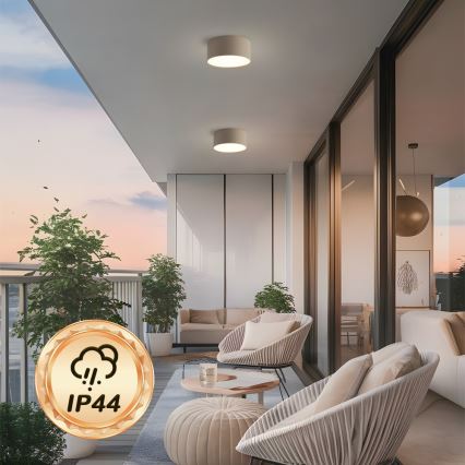 BRILAGI - LED āra griestu gaismeklis FORIS LED/20W/230V Ø 15 cm bēšs IP44