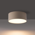 BRILAGI - LED āra griestu gaismeklis FORIS LED/9W/230V Ø 9 cm bēšs IP44