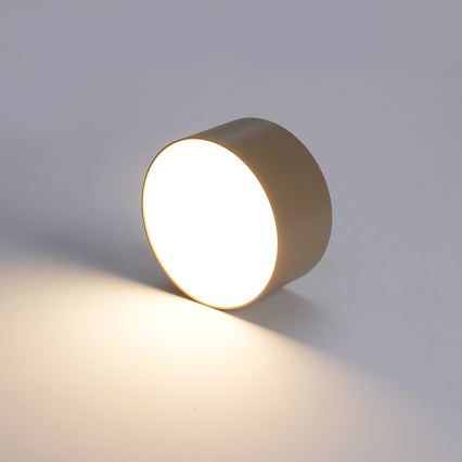 BRILAGI - LED āra griestu gaismeklis FORIS LED/9W/230V Ø 9 cm bēšs IP44