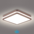 Brilagi - LED āra griestu lampa ar sensoru BENE LED/24W/230V 26x26 cm brūna IP54
