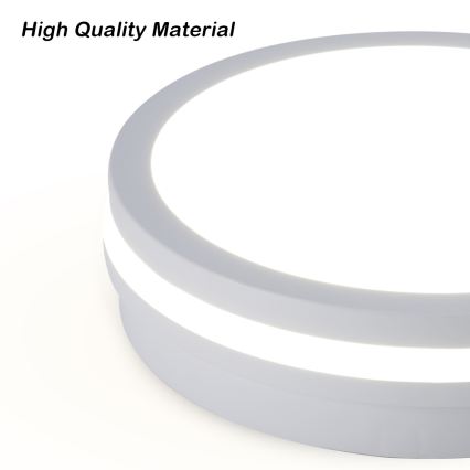 Brilagi - LED āra griestu lampa BENE LED/24W/230V Ø 26 cm balta IP54