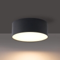 BRILAGI - LED āra griestu lampa FORIS LED/14W/230V Ø 12 cm melna IP44