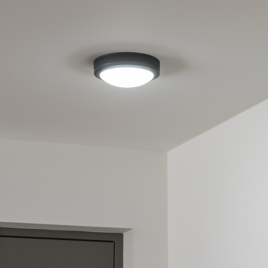 Brilagi - LED Āra griestu lampa LED/13W/230V d. 17 cm IP54 antracīta