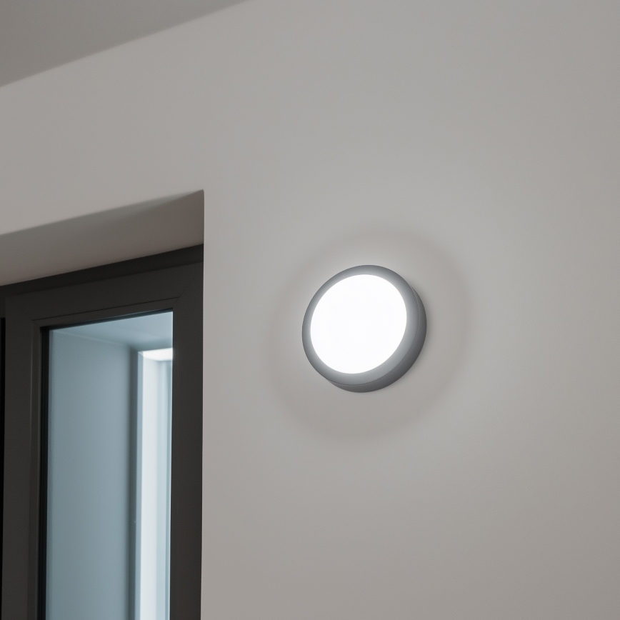 Brilagi - LED Āra griestu lampa LED/13W/230V d. 17 cm IP54 antracīta