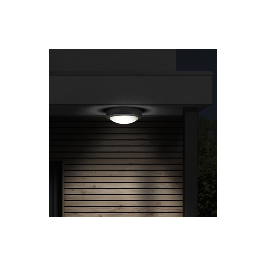Brilagi - LED Āra griestu lampa LED/13W/230V d. 17 cm IP54 antracīta