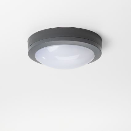 Brilagi - LED Āra griestu lampa LED/13W/230V d. 17 cm IP54 antracīta