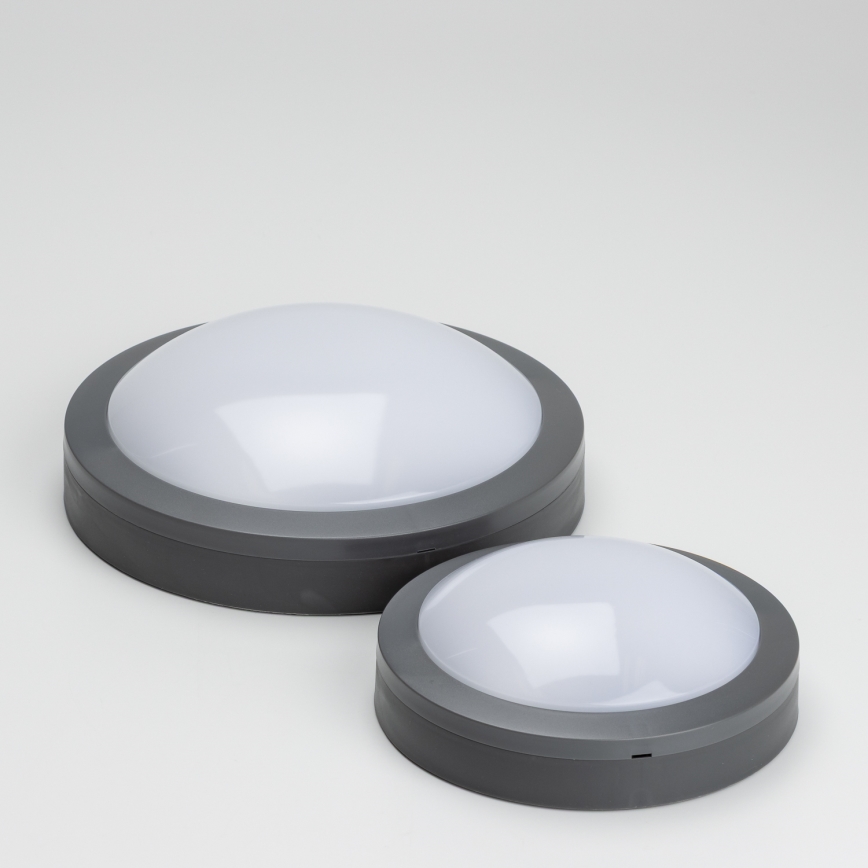 Brilagi - LED Āra griestu lampa LED/13W/230V d. 17 cm IP54 antracīta