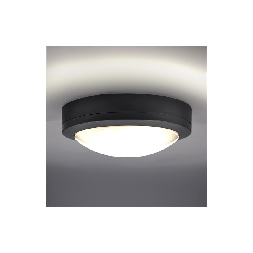 Brilagi - LED Āra griestu lampa LED/13W/230V d. 17 cm IP54 antracīta