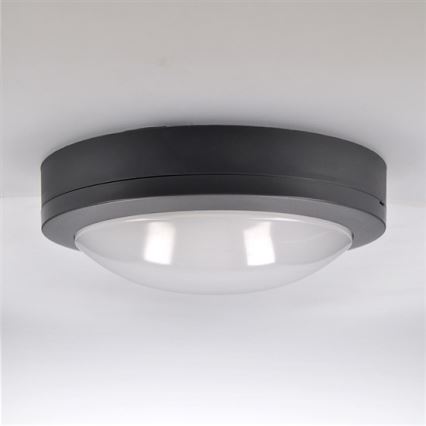 Brilagi - LED Āra griestu lampa LED/13W/230V d. 17 cm IP54 antracīta