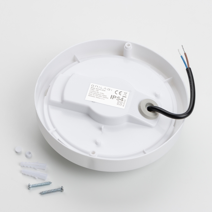 Brilagi - LED Āra griestu lampa LED/13W/230V d. 17 cm IP54