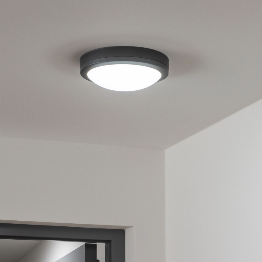 Brilagi - LED Āra griestu lampa LED/20W/230V d. 23 cm IP54 antracīta
