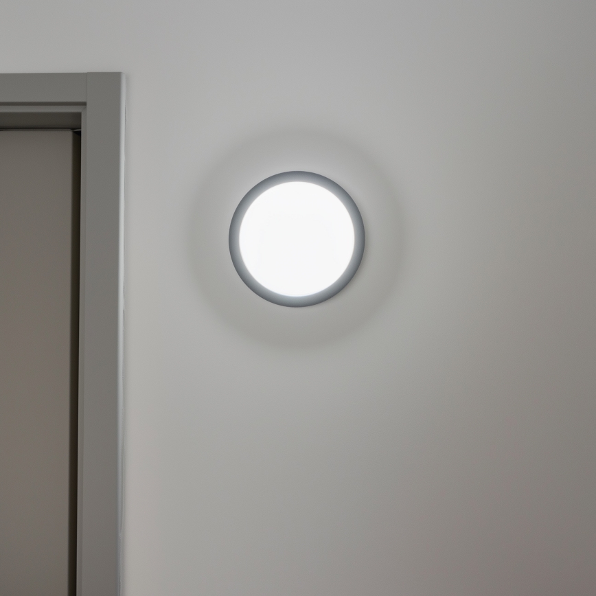 Brilagi - LED Āra griestu lampa LED/20W/230V d. 23 cm IP54 antracīta