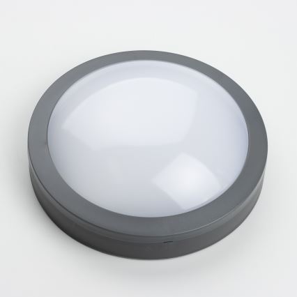 Brilagi - LED Āra griestu lampa LED/20W/230V d. 23 cm IP54 antracīta