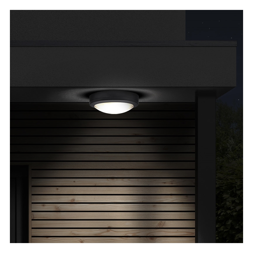 Brilagi - LED Āra griestu lampa LED/20W/230V d. 23 cm IP54 antracīta