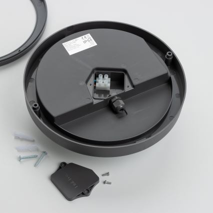 Brilagi - LED Āra griestu lampa LED/20W/230V d. 23 cm IP54 antracīta