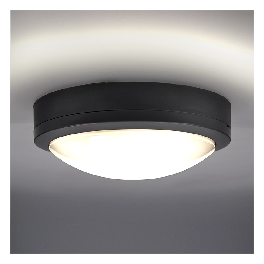 Brilagi - LED Āra griestu lampa LED/20W/230V d. 23 cm IP54 antracīta