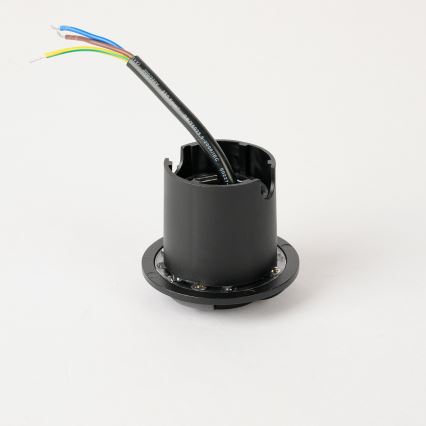 Brilagi - LED āra iebūvējamais gaismeklis GROUNDRAY LED/1W/230V melns IP67