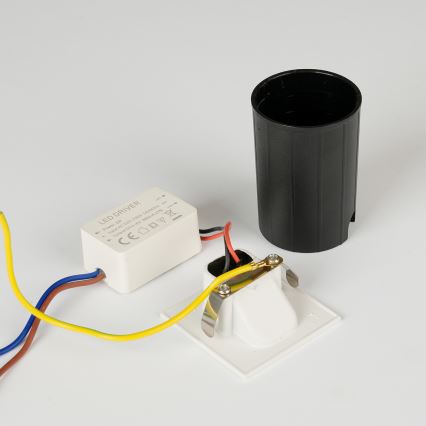 Brilagi - LED āra iebūvējamais gaismeklis STAIRDOT LED/2W/230V balts IP65 kvadrātveida