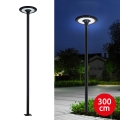 Brilagi - LED āra ielas lampa ar 3 m garu stabu URBANSPARK LED/60W/230V melna IP65