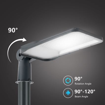 Brilagi - LED āra ielu lampa ar locītavu URBANLIGHT LED/200W/230V antracīts IP65