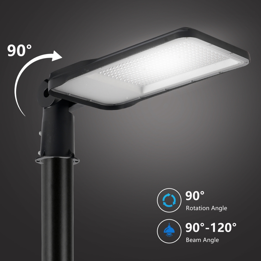 Brilagi - LED Āra ielu lampa ar regulējamu šarnīru URBANLIGHT LED/200W/230V melna IP65