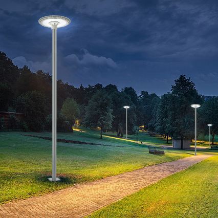 BRILAGI - LED Āra ielas lampa ar 3 m stabu URBANSPARK LED/120W/230V pelēka IP65