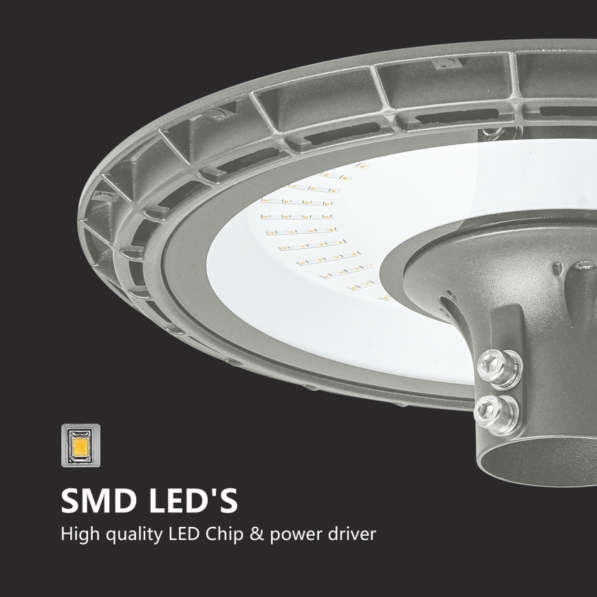 BRILAGI - LED Āra ielas lampa ar 3 m stabu URBANSPARK LED/120W/230V pelēka IP65