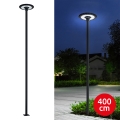 Brilagi - LED āra ielas laterna ar 4 m augstu stabu URBANSPARK LED/120W/230V melna IP65