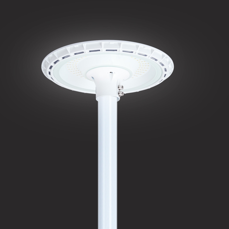Brilagi - LED āra ielu apgaismojuma lampa ar 3 m stabu URBANSPARK LED/120W/230V balta IP65