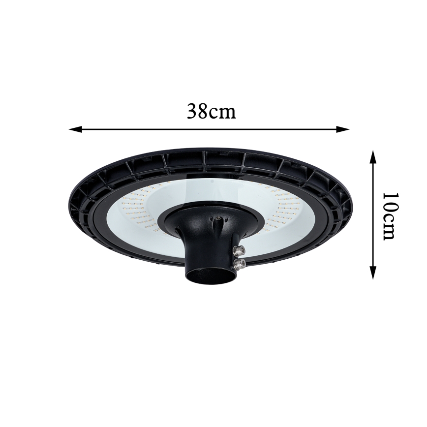 Brilagi - LED āra ielas lampa ar 3 m stabu URBANSPARK LED/120W/230V melna IP65