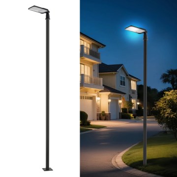 Brilagi - LED āra ielu lampa ar 4 m stabu un šarnīru URBANLIGHT LED/100W/230V melna IP65