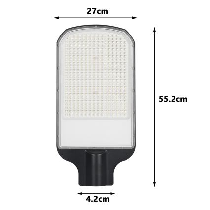 Brilagi - LED āra ielu lampa URBANLIGHT LED/200W/230V melna IP65