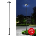 Brilagi - LED āra ielu laterna ar 5 m stabu URBANSPARK LED/120W/230V melna IP65